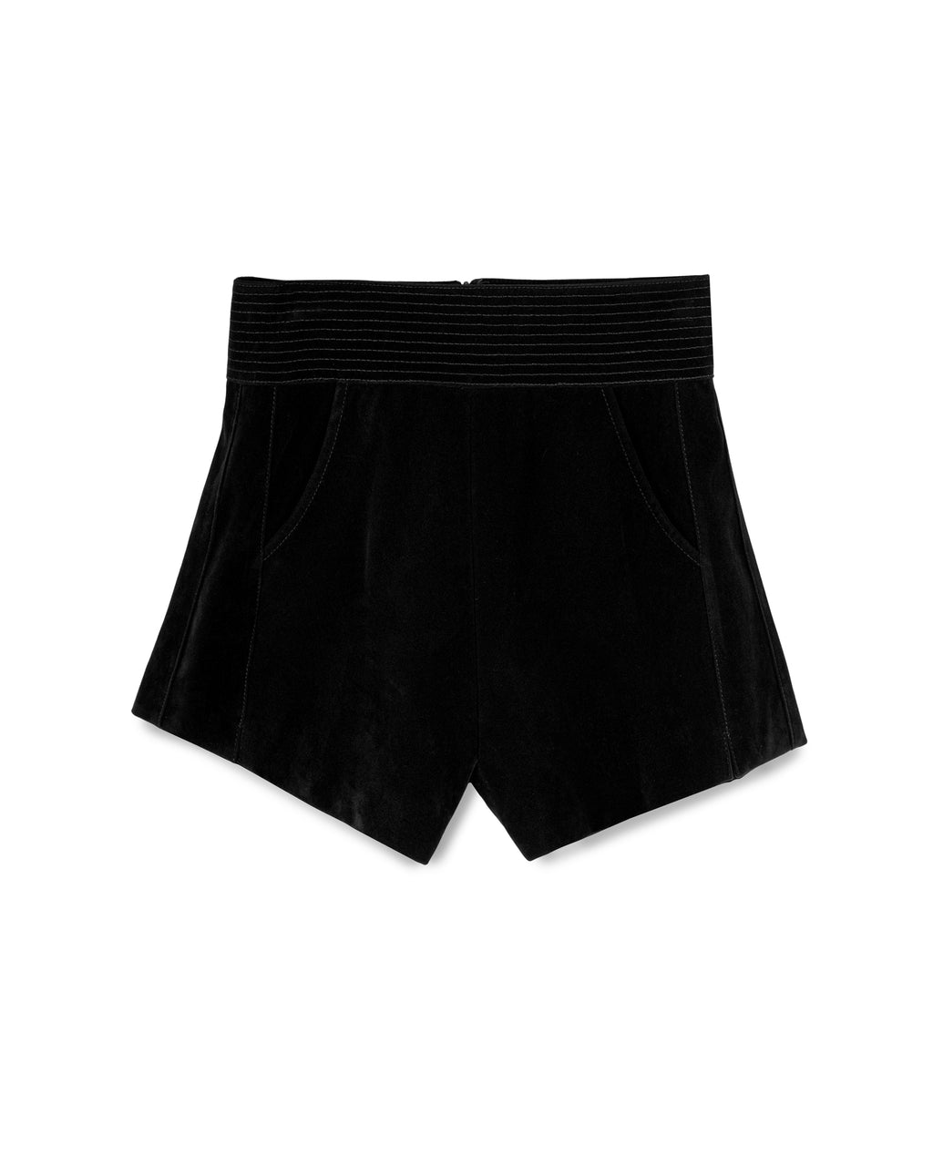 Velvet High Waist Shorts