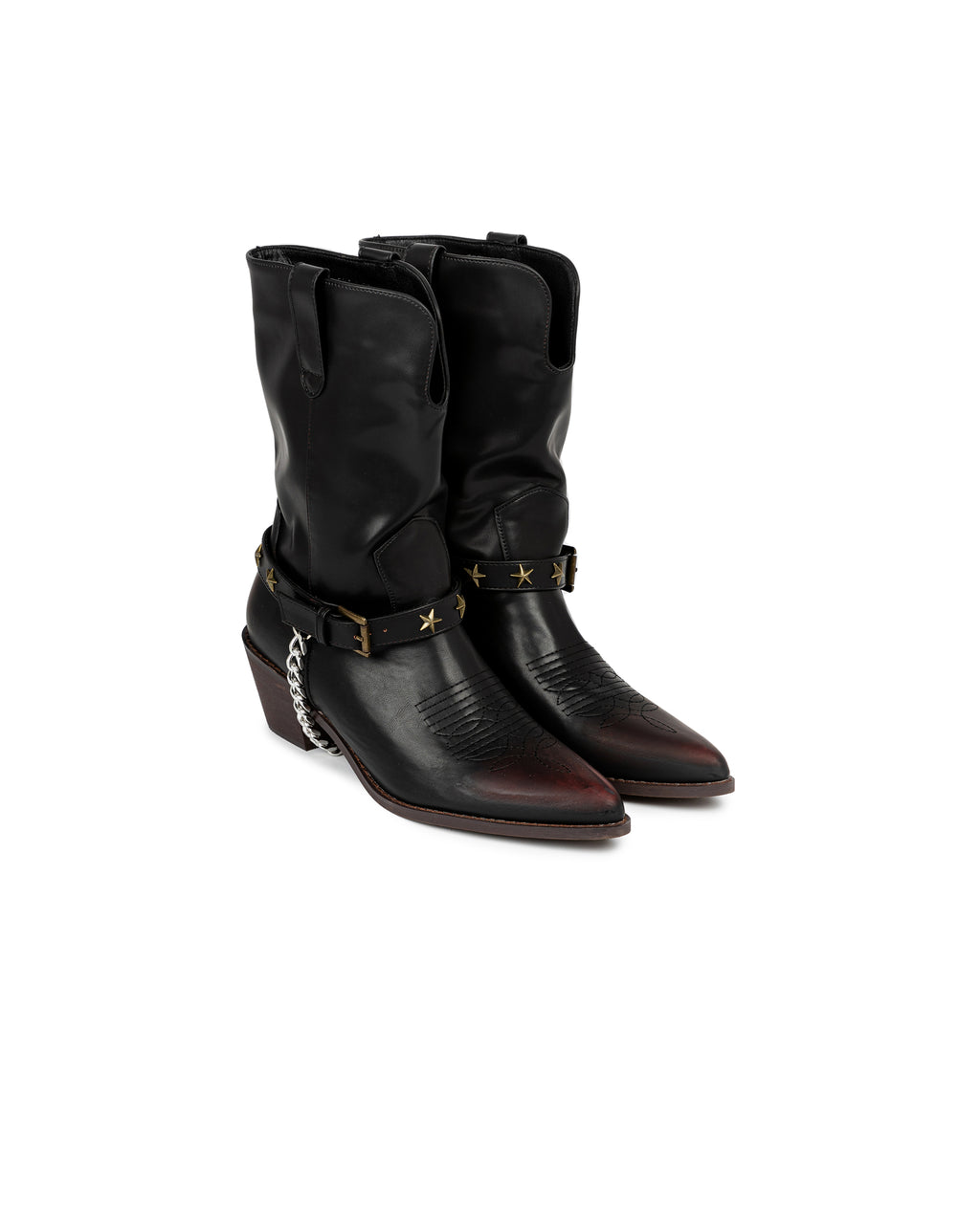 Starstruck Chain Cowboy Boots