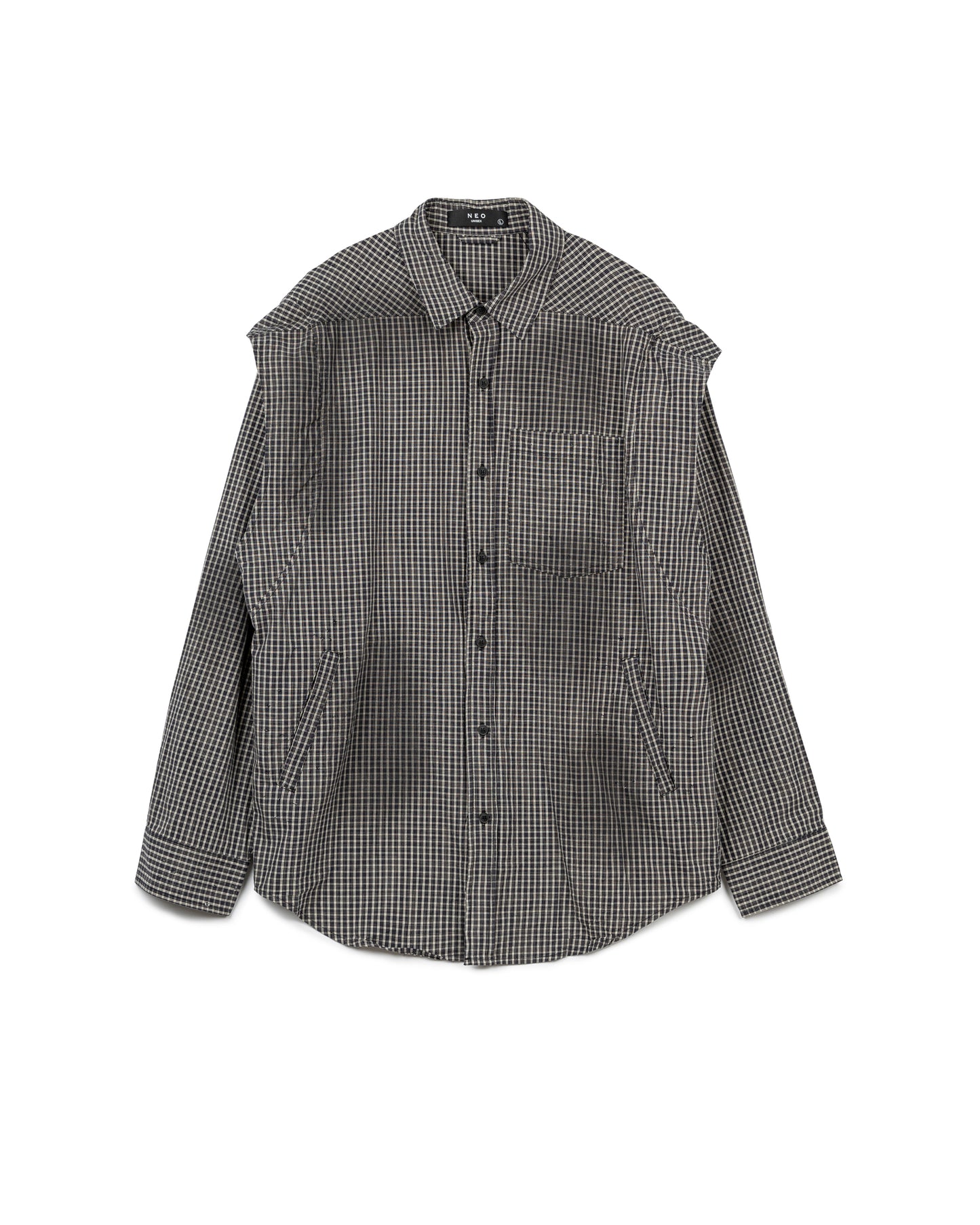 Offset Grid Shirt