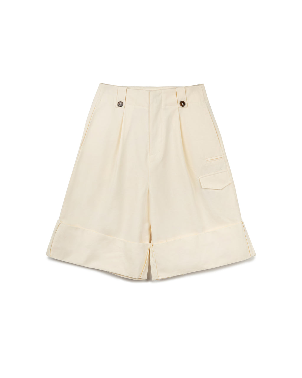High-waist Cropped Jorts