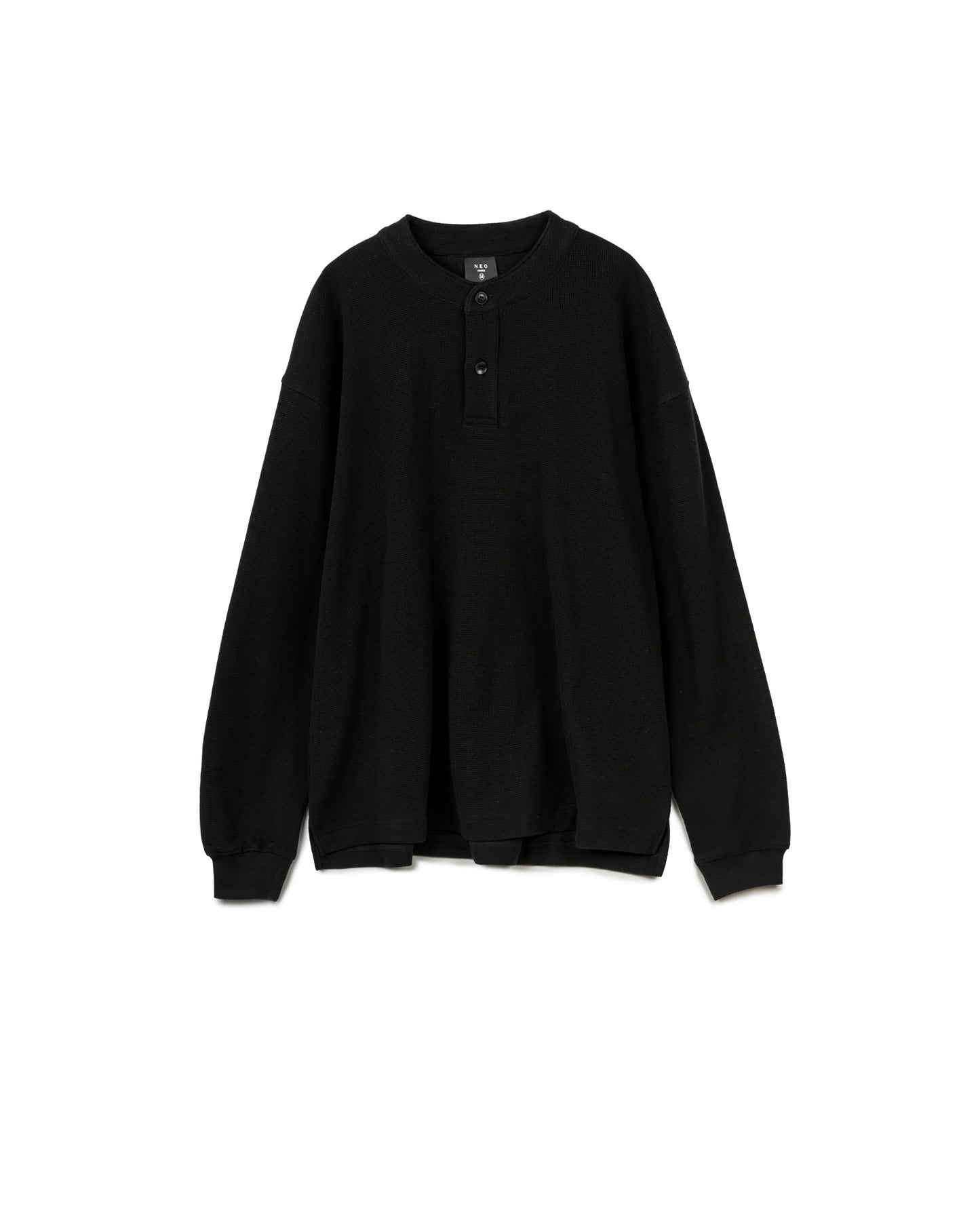 Buttoned Long Sleeve Tee