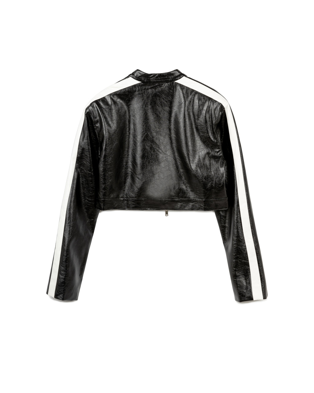 Racer Striped Leather Jacket