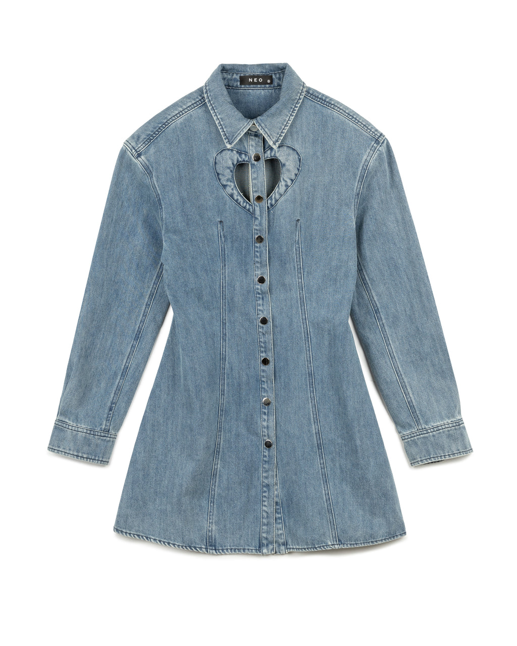 Love Cutout Denim Dress