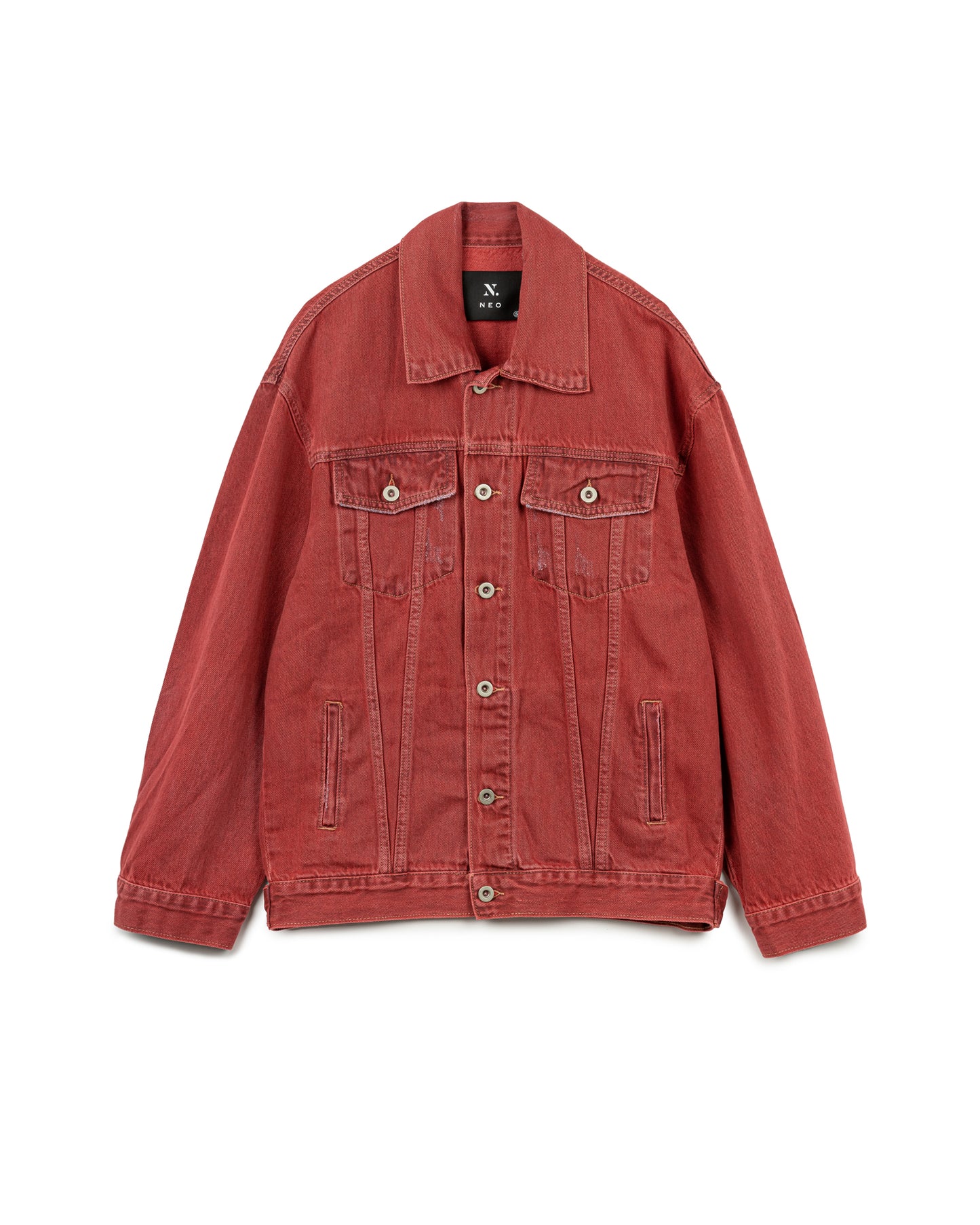 Red Denim Jacket