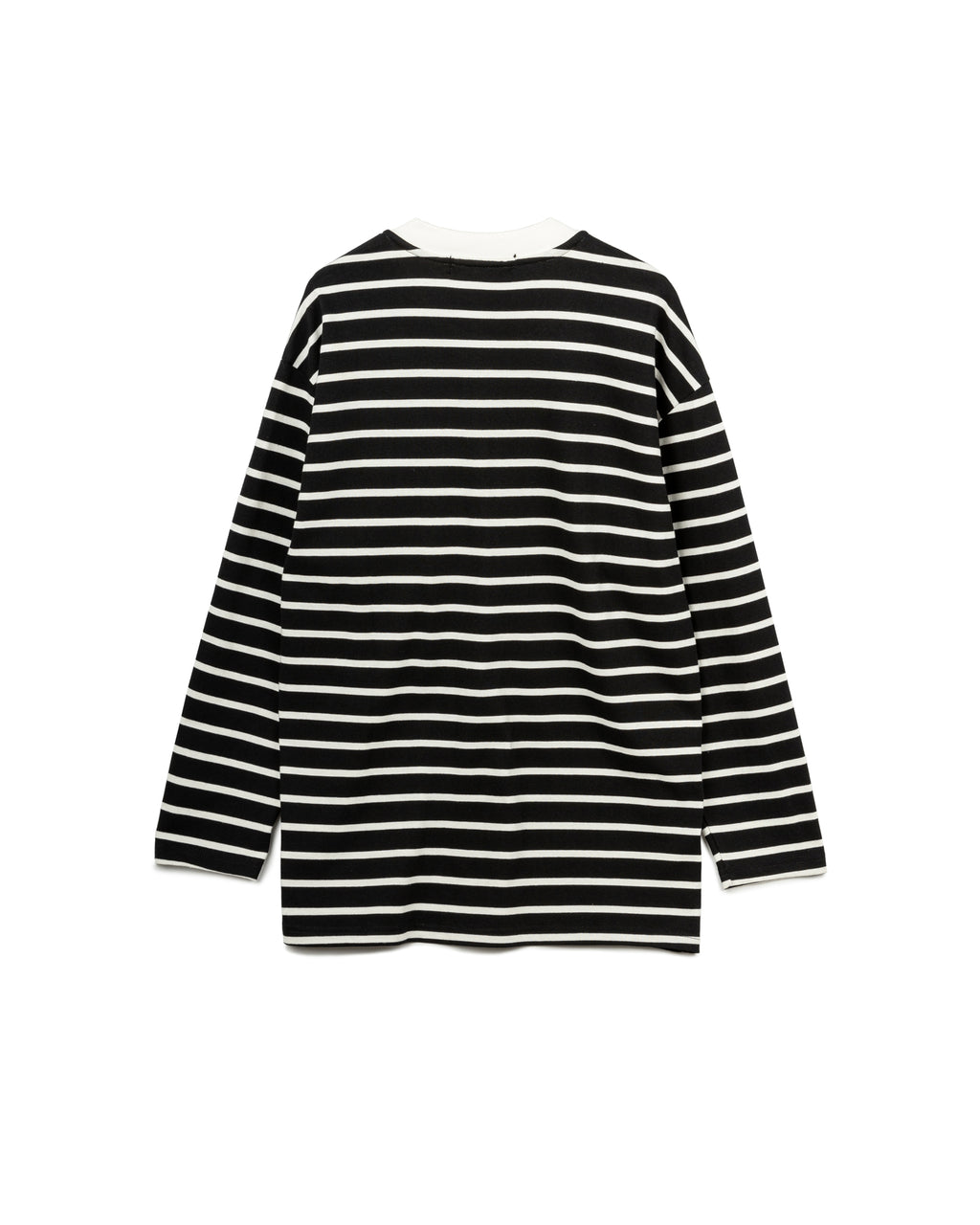 Round Neck Stripe Long Sleeve Top