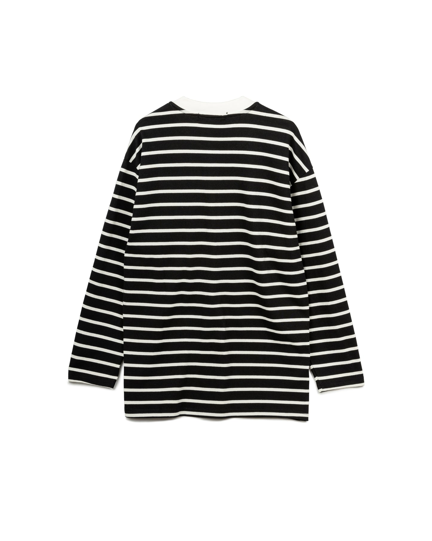 Round Neck Stripe Long Sleeve Top