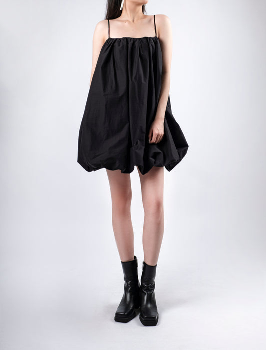 Designer Puffy Strap Dress