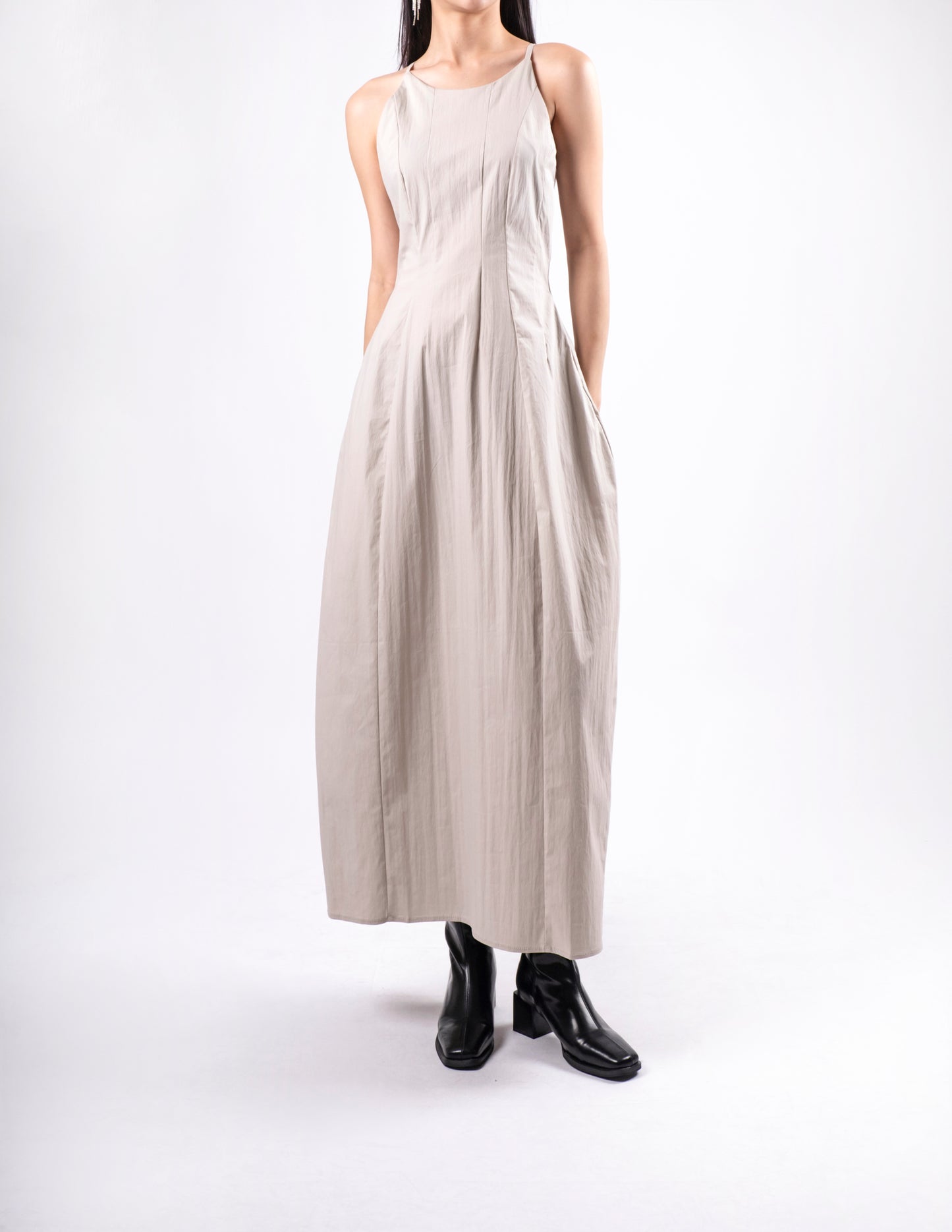 Long Suspender Dress