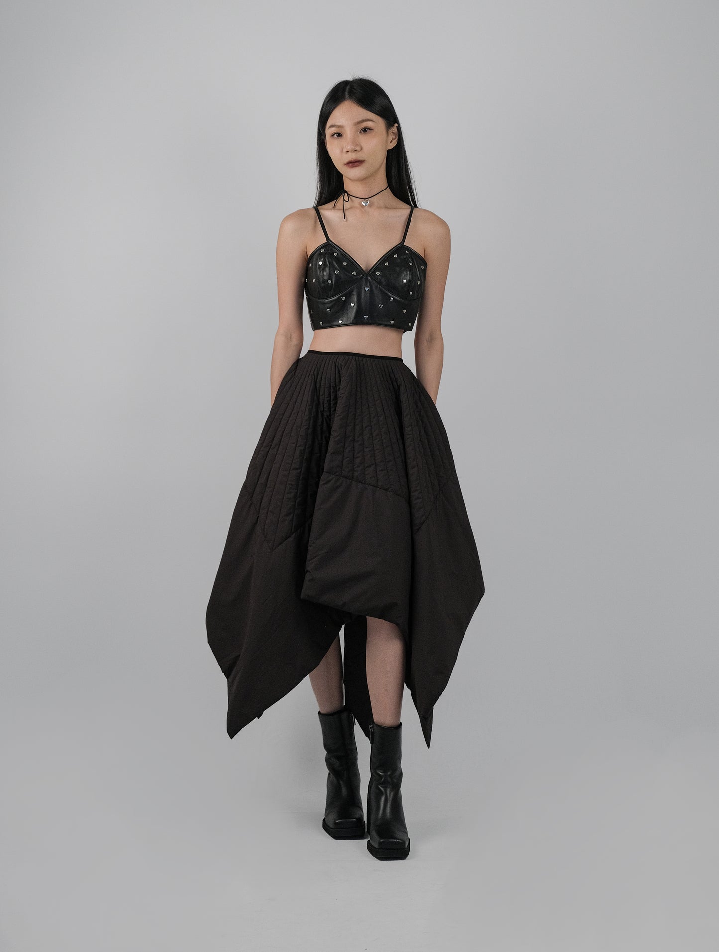 Down Irregular Skirt