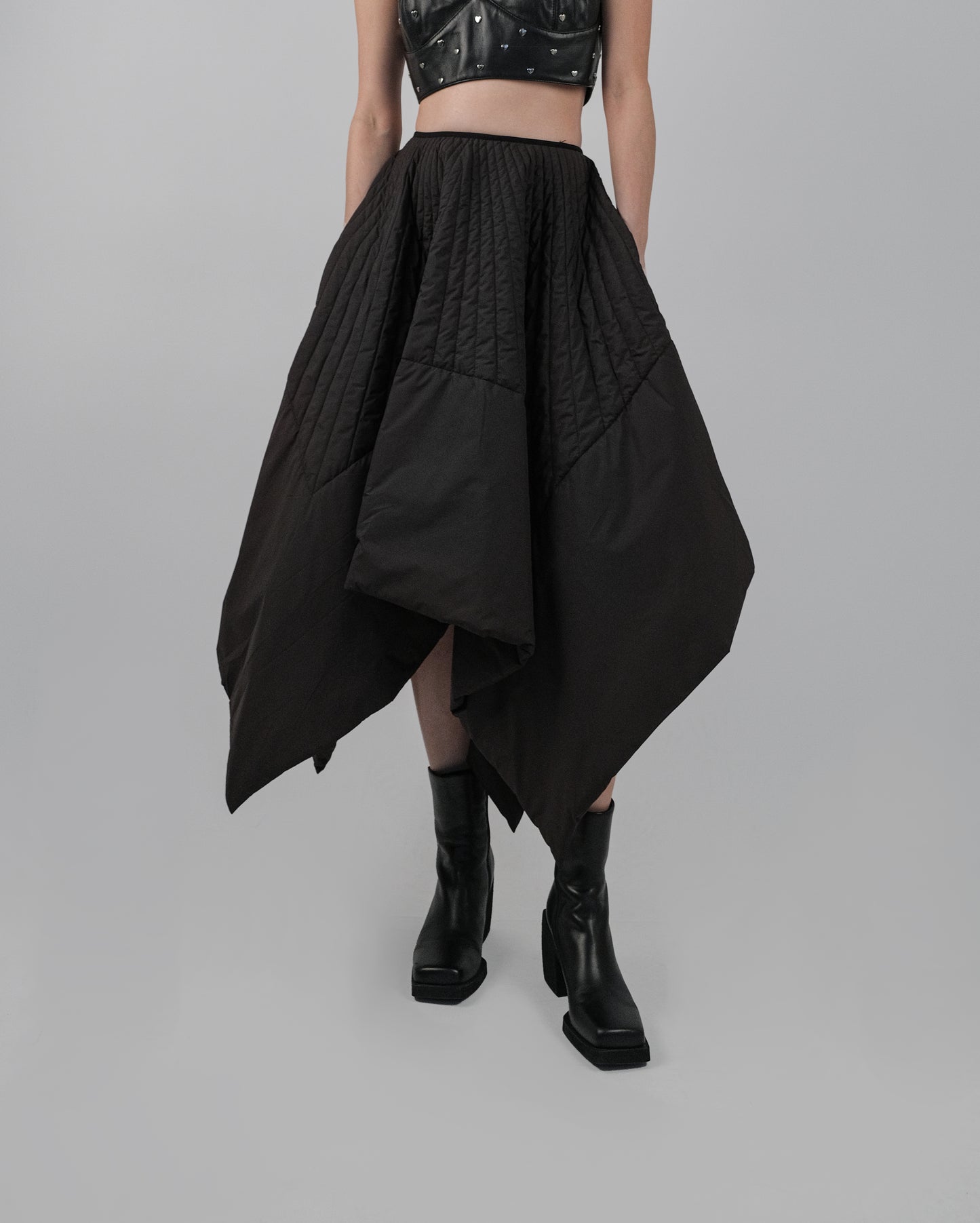 Down Irregular Skirt