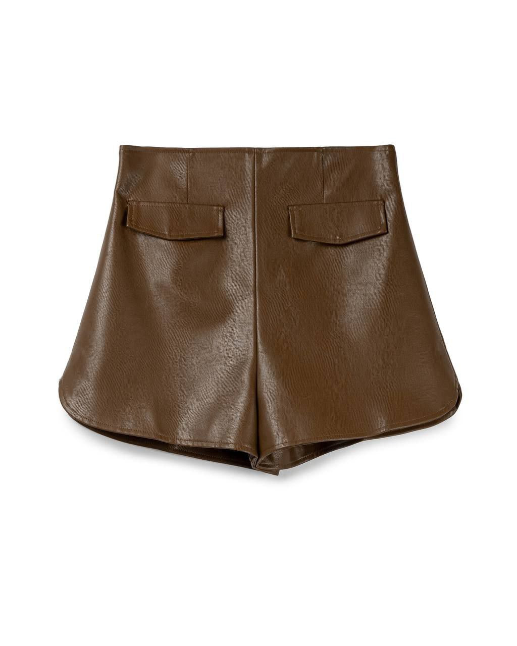 Pocket Leather Short