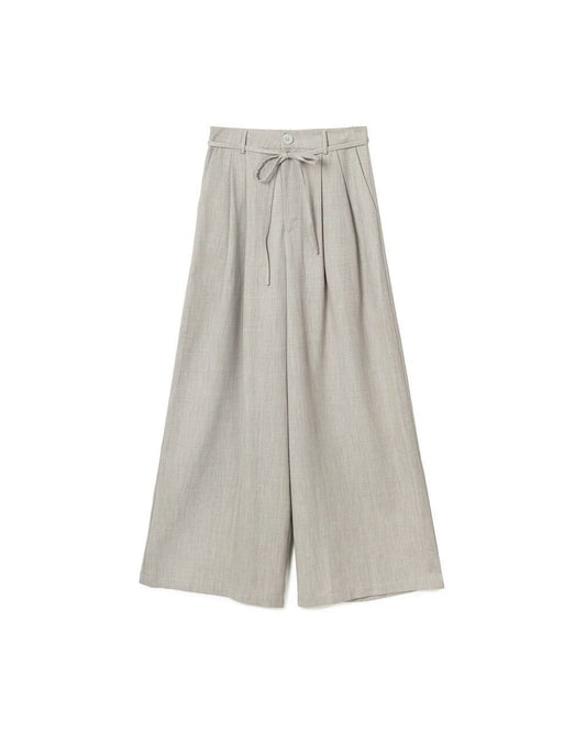 Drapery Wide-Leg Palazzo Pants