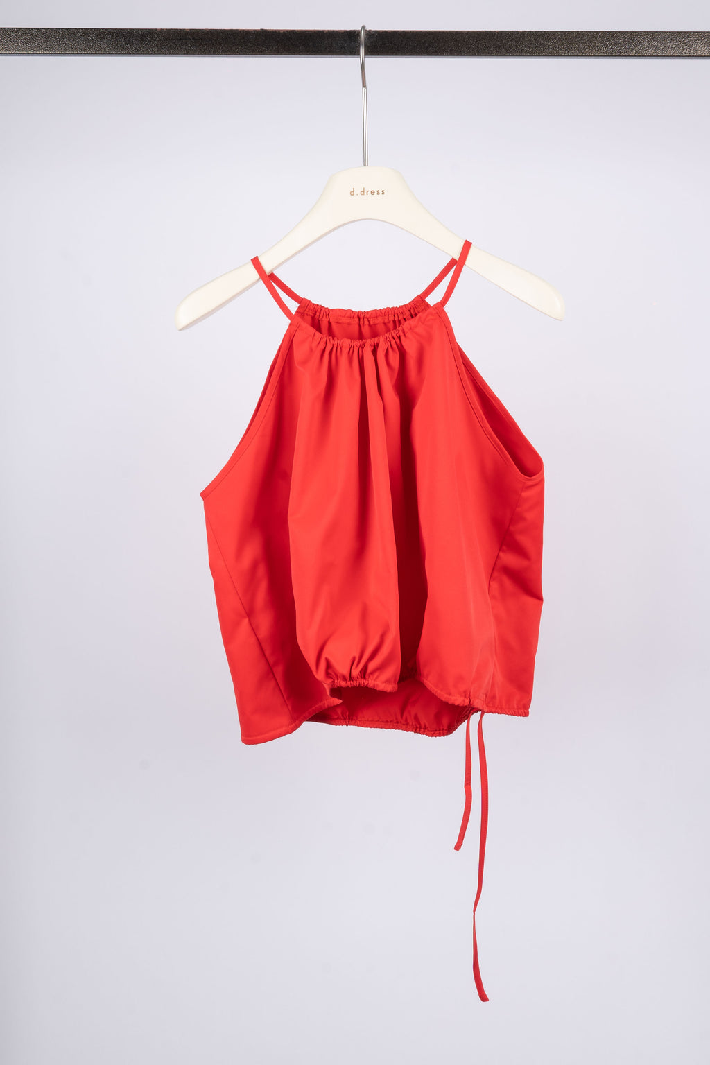 Solid Color Round Neck Halter Camisole